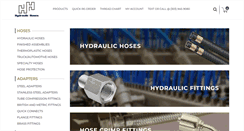 Desktop Screenshot of hydraulichoses.com